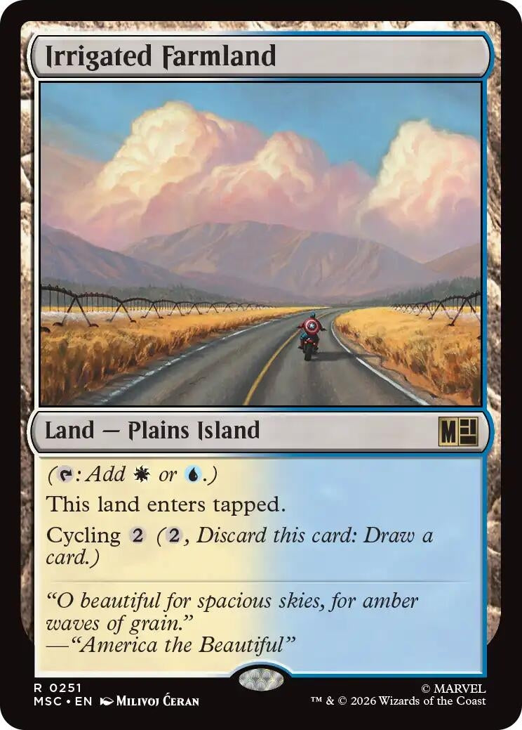Image for Irrigated Farmland (251) (Commander: Marvel Super Heroes) - Magic: The Gathering