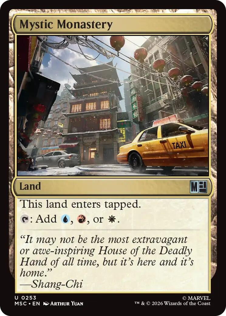 Image for Mystic Monastery (253) (Commander: Marvel Super Heroes) - Magic: The Gathering
