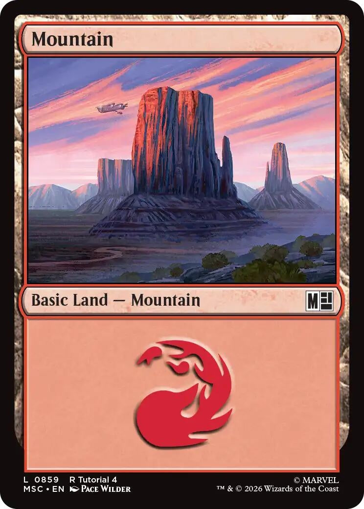 Image for Mountain (0859) (859) (Commander: Marvel Super Heroes) - Magic: The Gathering