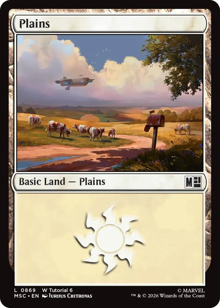 Image for Plains (0869) (869) (Commander: Marvel Super Heroes) - Magic: The Gathering