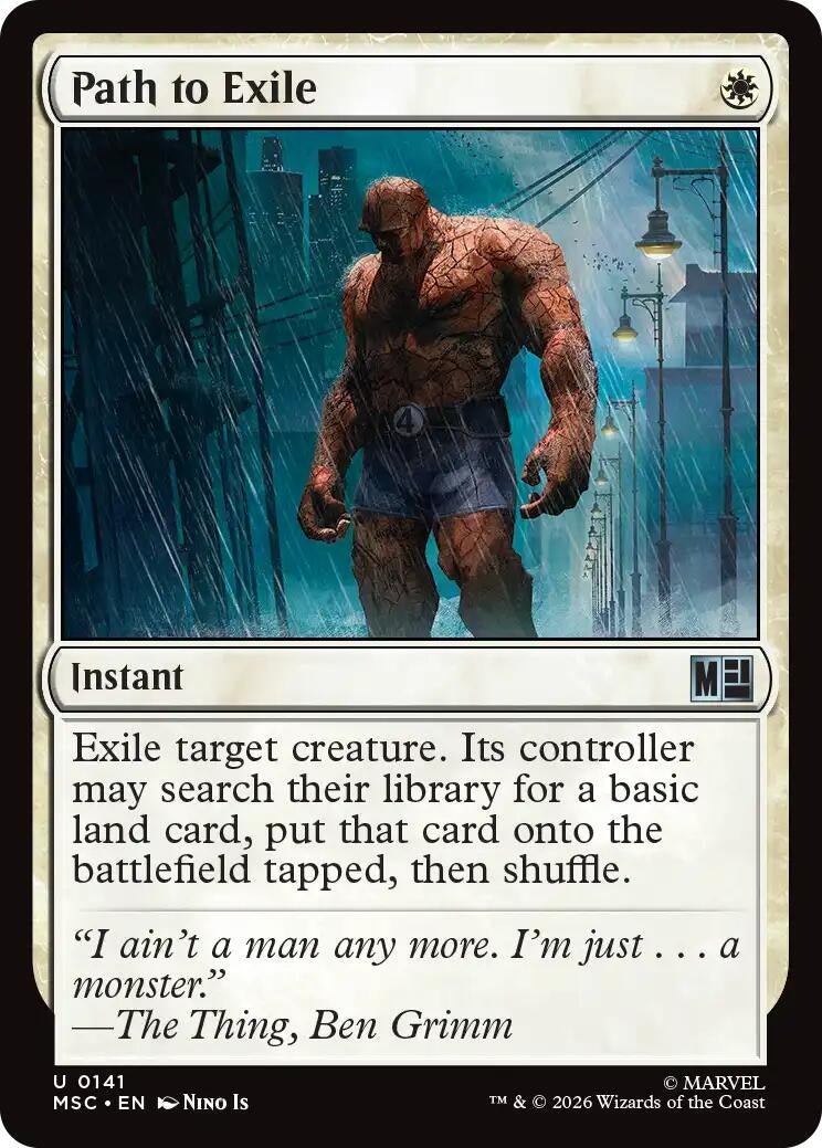 Image for Path to Exile (141) (Commander: Marvel Super Heroes) - Magic: The Gathering