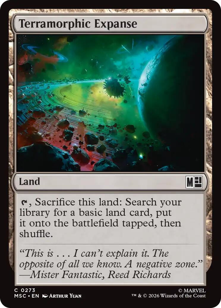 Image for Terramorphic Expanse (0273) (273) (Commander: Marvel Super Heroes) - Magic: The Gathering