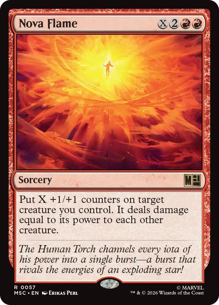 Image for Nova Flame (57) (Commander: Marvel Super Heroes) - Magic: The Gathering
