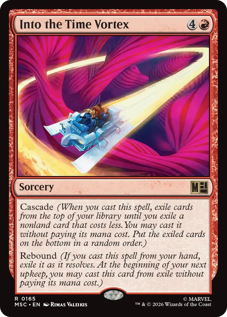 Image for Into the Time Vortex (Surge Foil) (165) (Commander: Marvel Super Heroes) - Magic: The Gathering