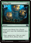 Image for Three Visits (181) (Commander: Marvel Super Heroes) - Magic: The Gathering