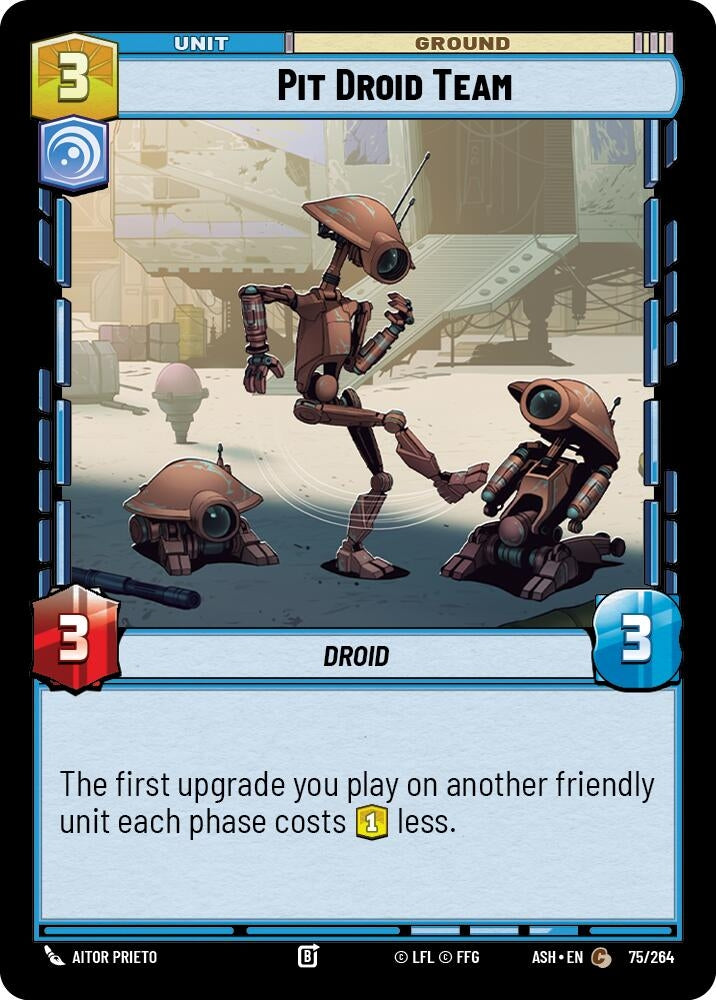 Image for Pit Droid Team (75/264) (Ashes of the Empire) (ASH) - Star Wars: Unlimited