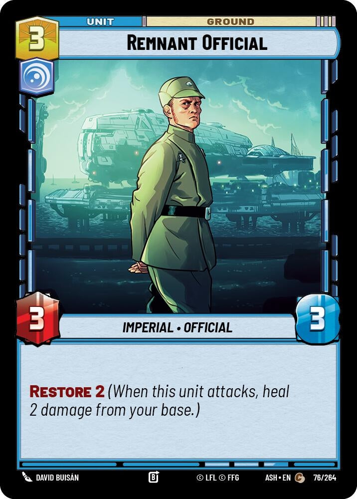 Image for Remnant Official (76/264) (Ashes of the Empire) (ASH) - Star Wars: Unlimited