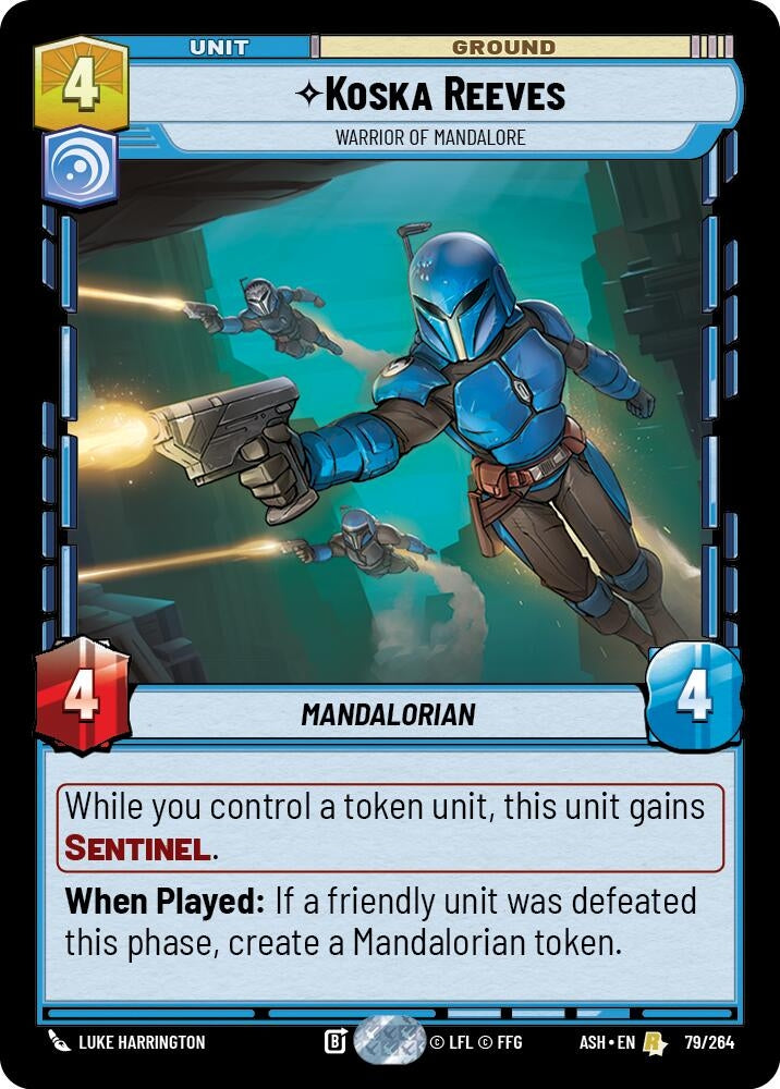 Image for Koska Reeves - Warrior of Mandalore (79/264) (Ashes of the Empire) (ASH) - Star Wars: Unlimited
