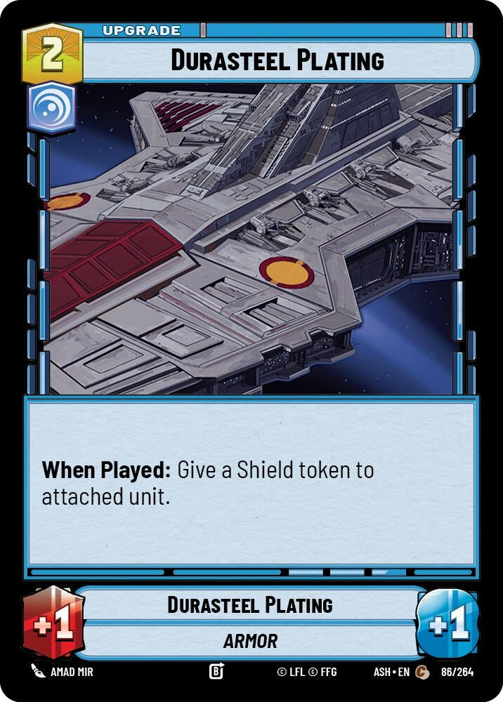 Image for Durasteel Plating (86/264) (Ashes of the Empire) (ASH) - Star Wars: Unlimited