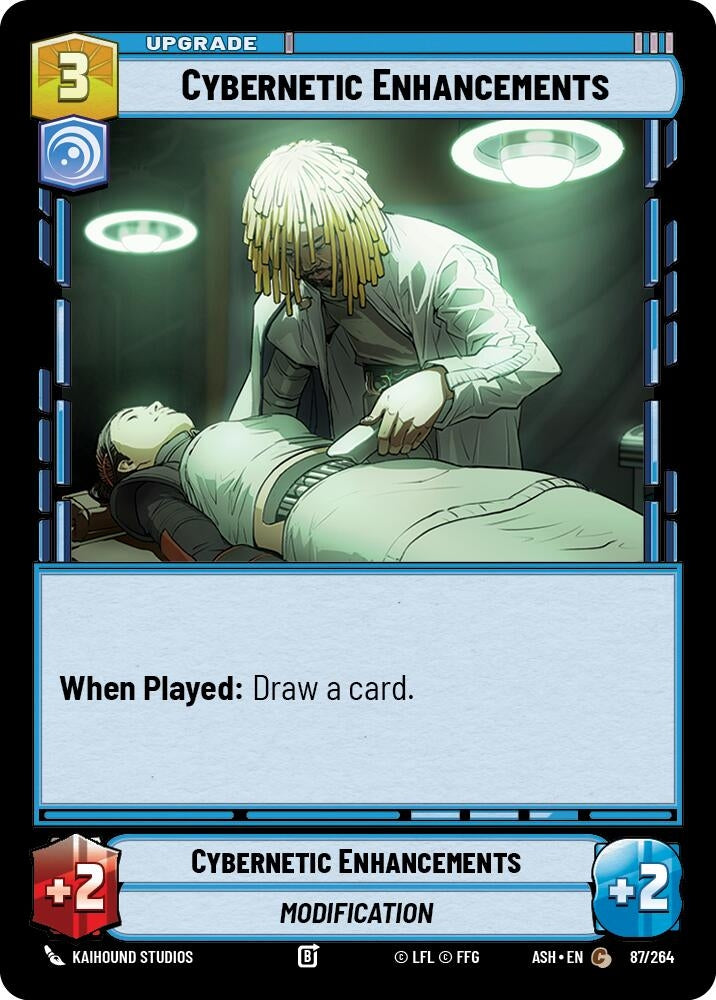 Image for Cybernetic Enhancements (87/264) (Ashes of the Empire) (ASH) - Star Wars: Unlimited