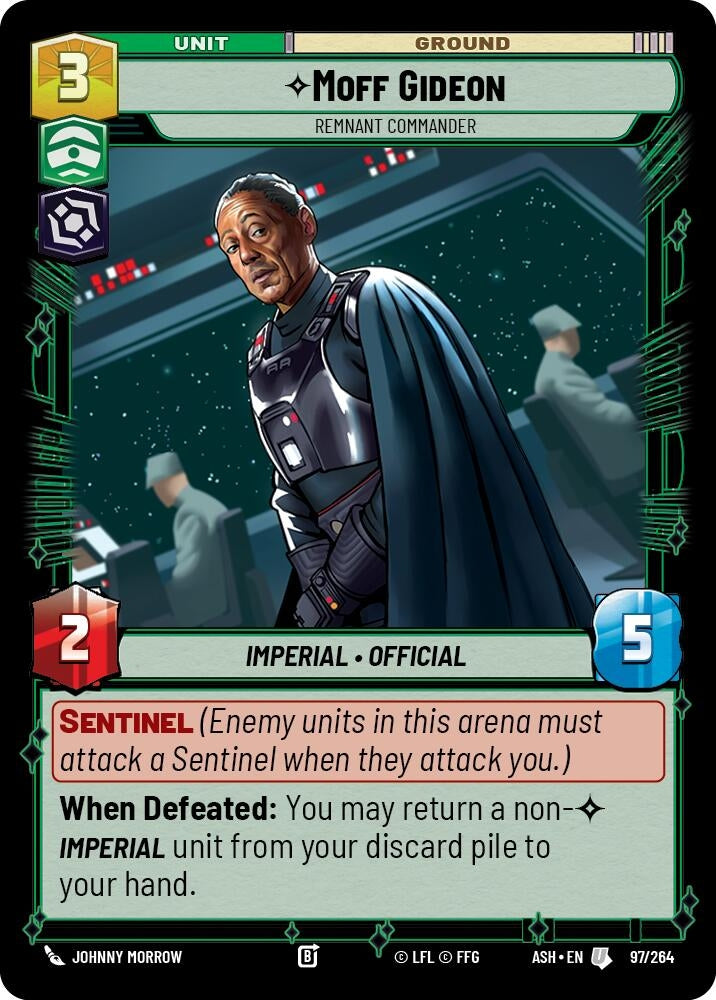 Image for Moff Gideon - Remnant Commander (97/264) (Ashes of the Empire) (ASH) - Star Wars: Unlimited