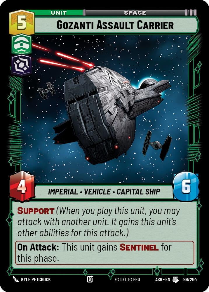 Image for Gozanti Assault Carrier (99/264) (Ashes of the Empire) (ASH) - Star Wars: Unlimited