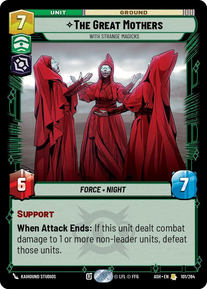 Image for The Great Mothers - With Strange Magicks (101/264) (Ashes of the Empire) (ASH) - Star Wars: Unlimited