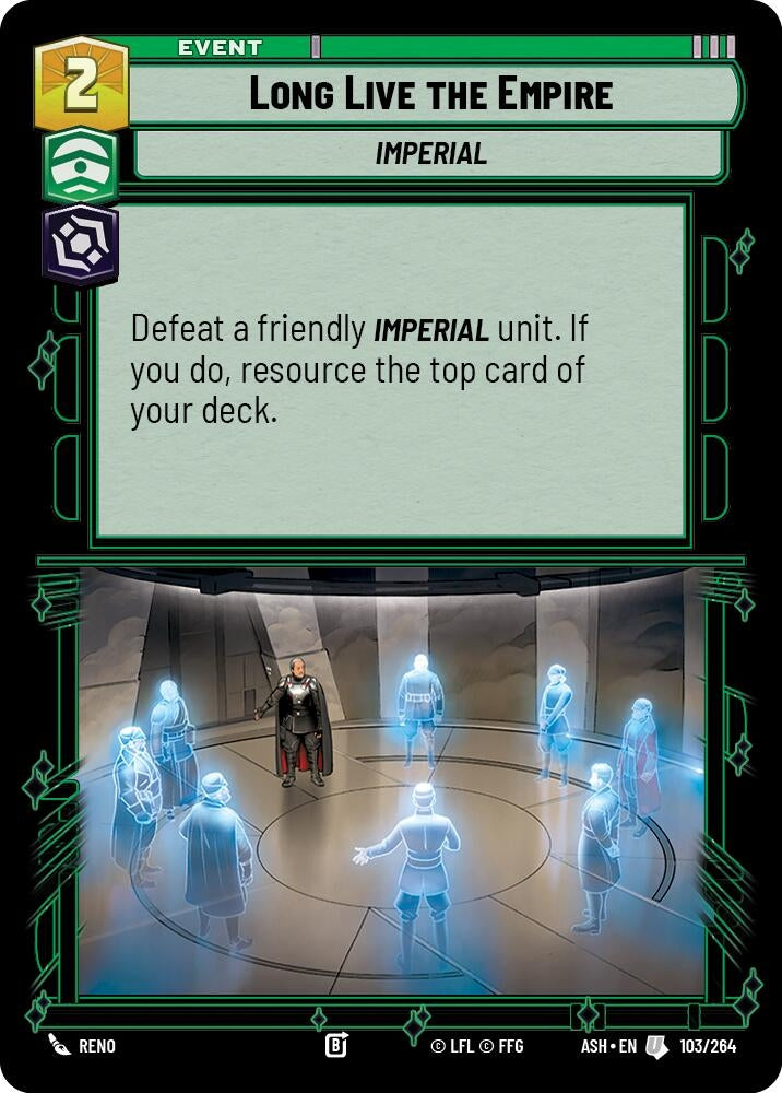 Image for Long Live the Empire (103/264) (Ashes of the Empire) (ASH) - Star Wars: Unlimited