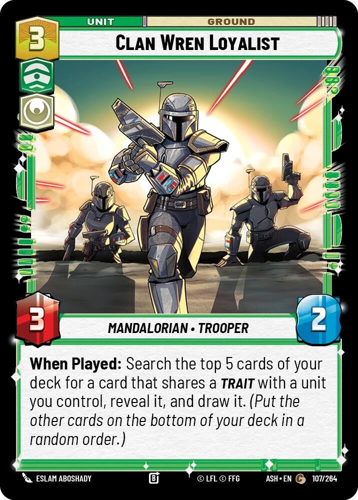 Image for Clan Wren Loyalist (107/264) (Ashes of the Empire) (ASH) - Star Wars: Unlimited