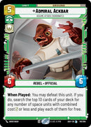 Image for Admiral Ackbar - Assume Attack Coordinates (110/264) (Ashes of the Empire) (ASH) - Star Wars: Unlimited