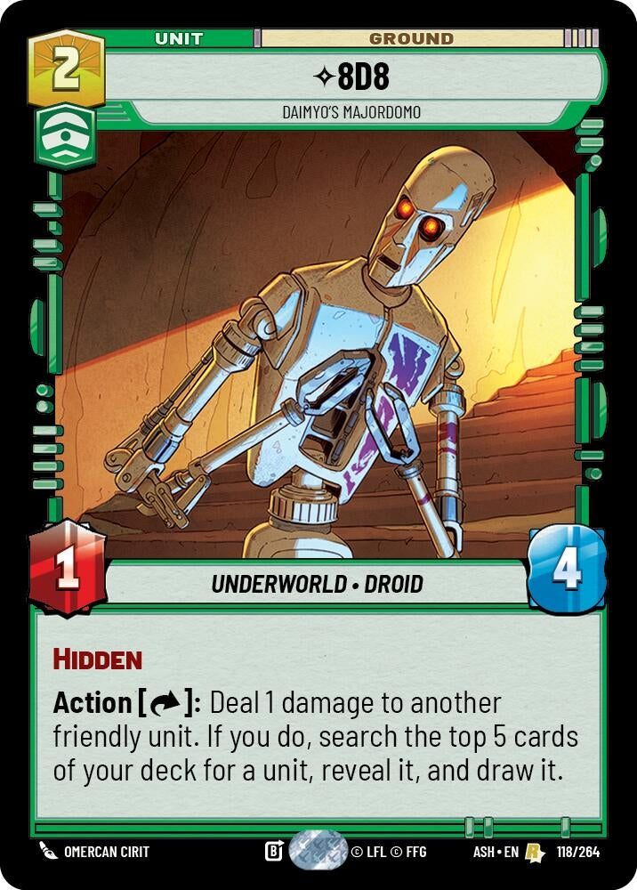 Image for 8D8 - Daimyo's Majordomo (118/264) (Ashes of the Empire) (ASH) - Star Wars: Unlimited