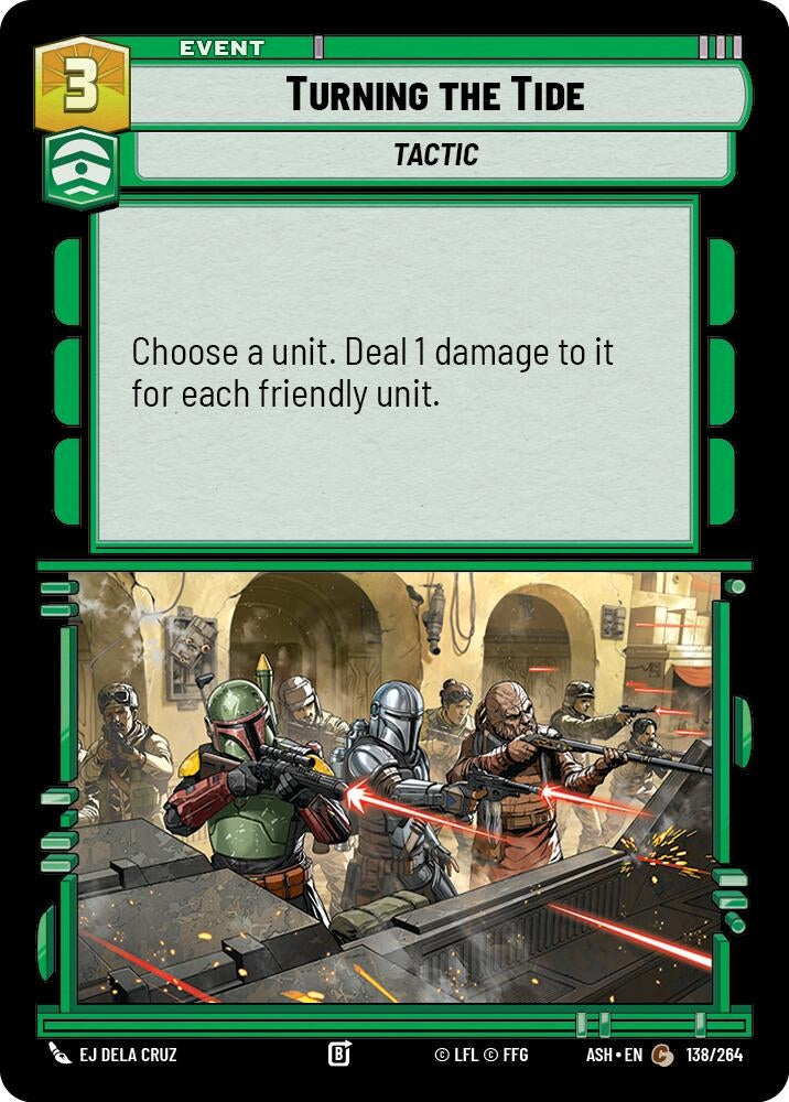 Image for Turning the Tide (138/264) (Ashes of the Empire) (ASH) - Star Wars: Unlimited