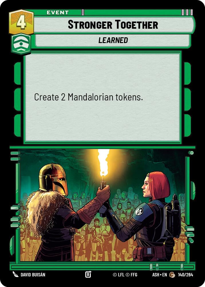Image for Stronger Together (140/264) (Ashes of the Empire) (ASH) - Star Wars: Unlimited