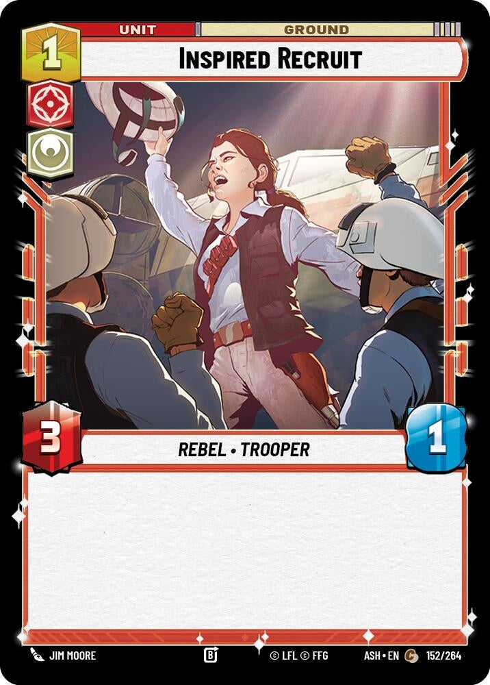 Image for Inspired Recruit (152/264) (Ashes of the Empire) (ASH) - Star Wars: Unlimited