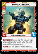 Image for Honorable Nite Owl (154/264) (Ashes of the Empire) (ASH) - Star Wars: Unlimited
