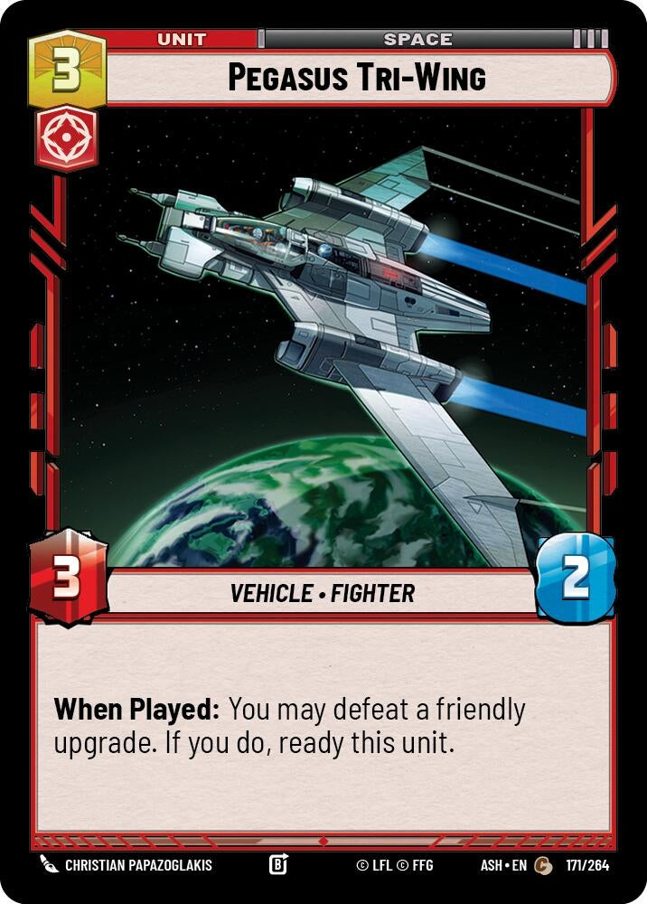 Image for Pegasus Tri-Wing (171/264) (Ashes of the Empire) (ASH) - Star Wars: Unlimited