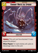 Image for Knobby White Ice Spider (178/264) (Ashes of the Empire) (ASH) - Star Wars: Unlimited