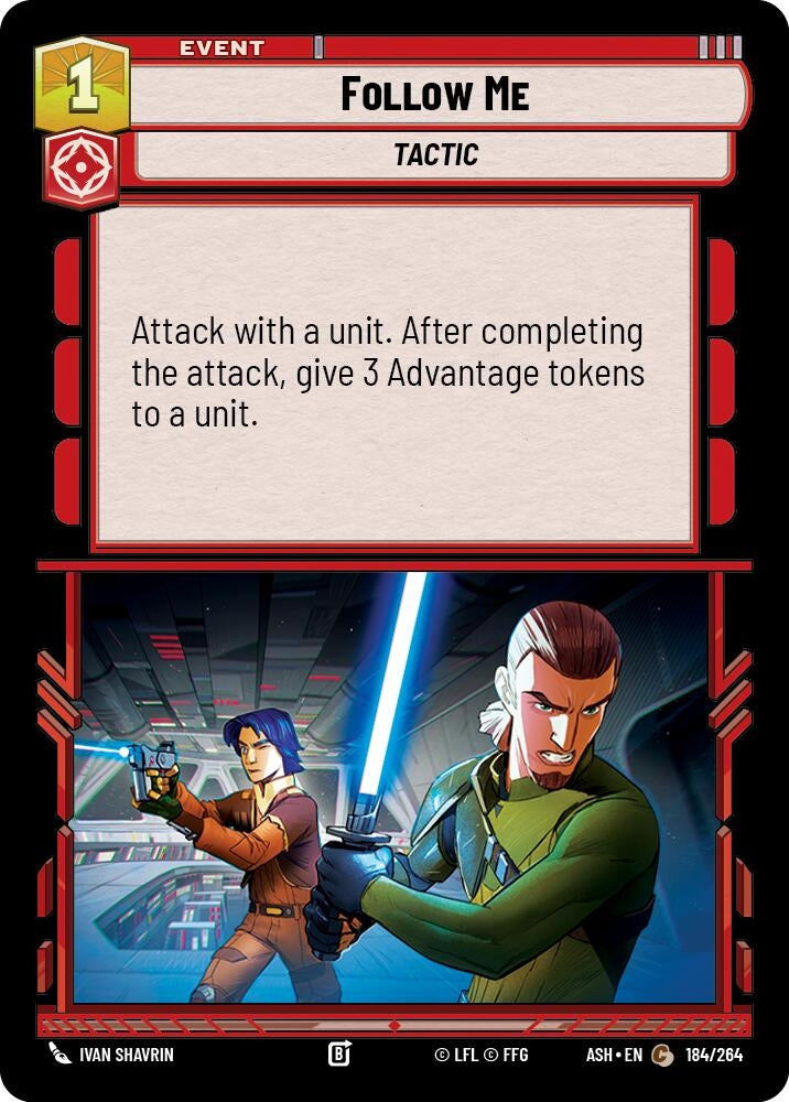Image for Follow Me (184/264) (Ashes of the Empire) (ASH) - Star Wars: Unlimited