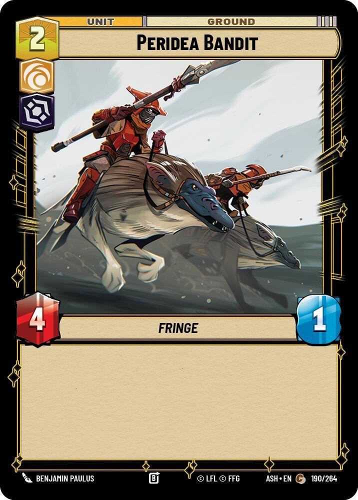 Image for Peridea Bandit (190/264) (Ashes of the Empire) (ASH) - Star Wars: Unlimited