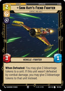 Image for Shin Hati's Fiend Fighter - Compact and Agile (191/264) (Ashes of the Empire) (ASH) - Star Wars: Unlimited