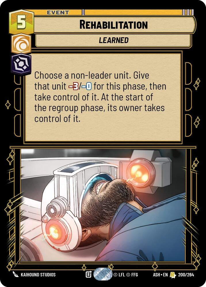 Image for Rehabilitation (200/264) (Ashes of the Empire) (ASH) - Star Wars: Unlimited