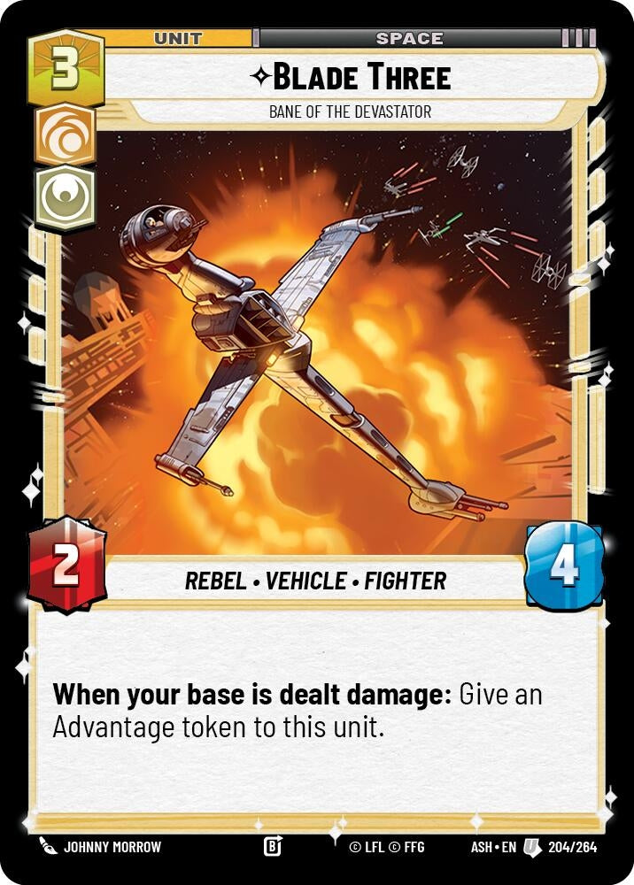 Image for Blade Three - Bane of the Devastator (204/264) (Ashes of the Empire) (ASH) - Star Wars: Unlimited