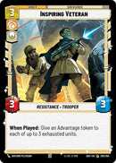 Image for Inspiring Veteran (205/264) (Ashes of the Empire) (ASH) - Star Wars: Unlimited