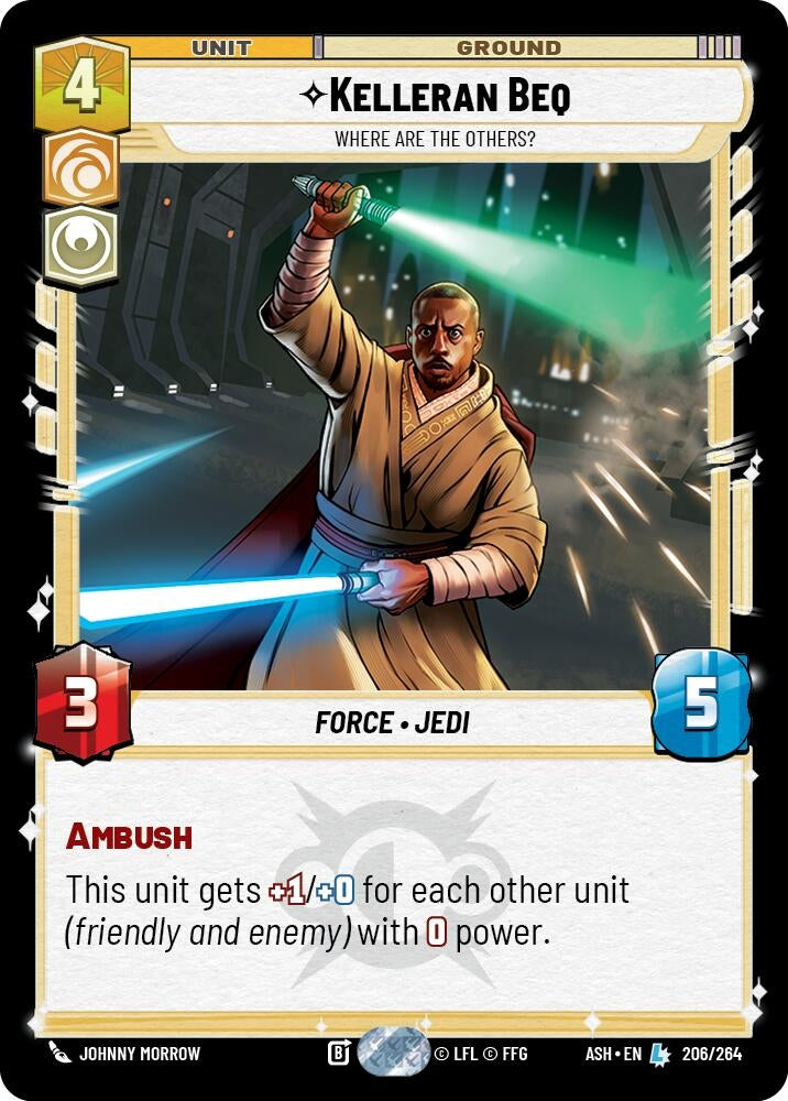 Image for Kelleran Beq - Where are the Others? (206/264) (Ashes of the Empire) (ASH) - Star Wars: Unlimited