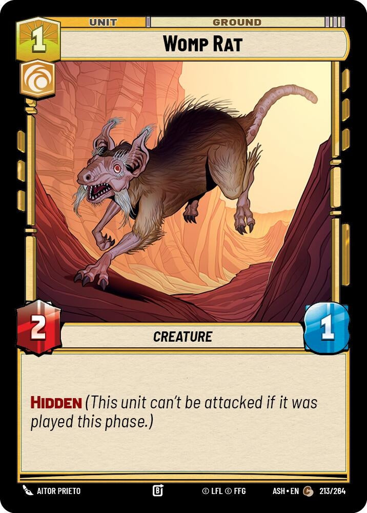Image for Womp Rat (213/264) (Ashes of the Empire) (ASH) - Star Wars: Unlimited