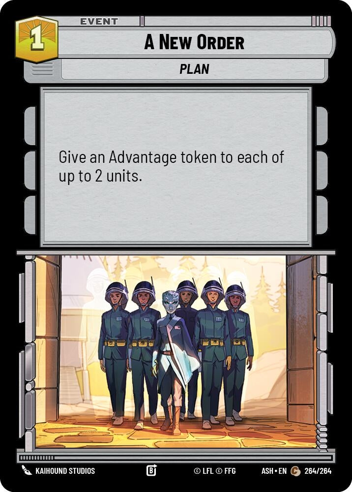 Image for A New Order (264/264) (Ashes of the Empire) (ASH) - Star Wars: Unlimited