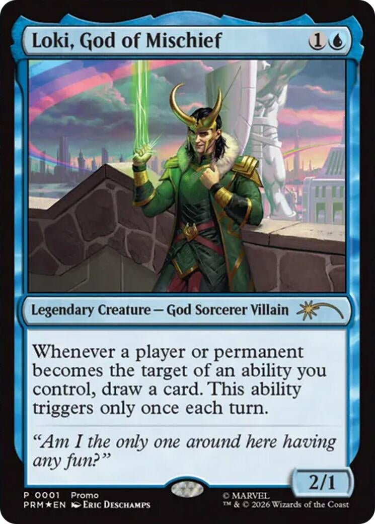 Image for Loki, God of Mischief (1) (Media Promos) (MEDIA) - Magic: The Gathering