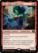 Image for She-Hulk, Wallbreaker (Surge Foil) (60) (Commander: Marvel Super Heroes) - Magic: The Gathering