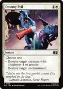 Image for Destroy Evil (Surge Foil) (128) (Commander: Marvel Super Heroes) - Magic: The Gathering