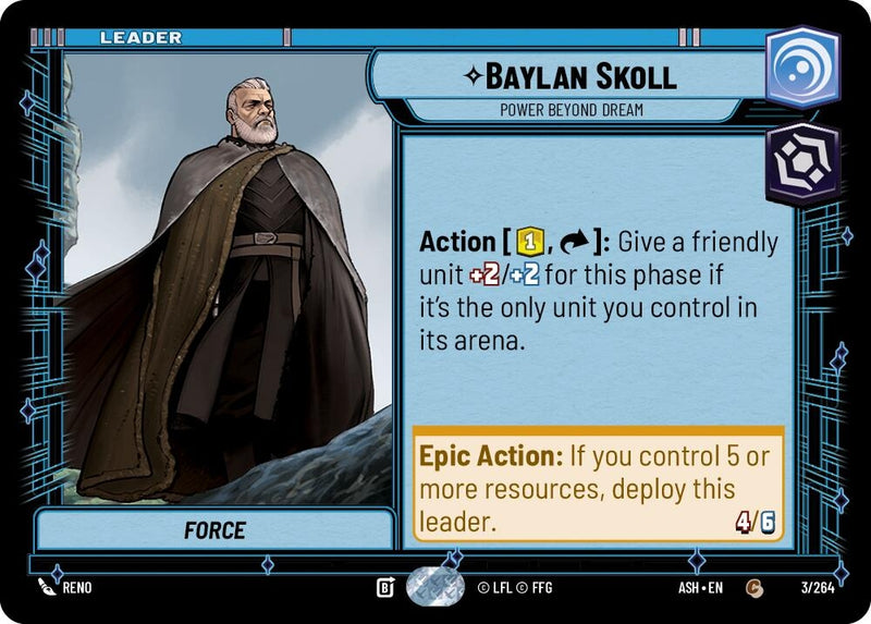 Image for Baylan Skoll - Power Beyond Dream (3/264) (Ashes of the Empire) (ASH) - Star Wars: Unlimited