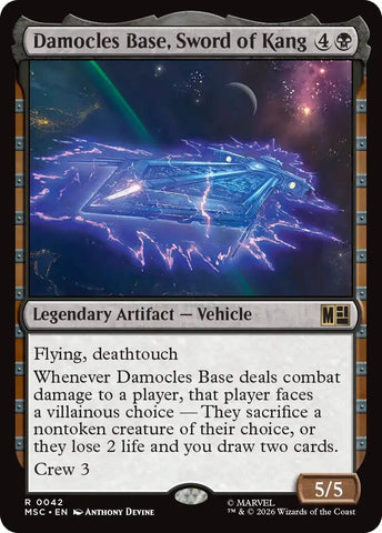 Image for Damocles Base, Sword of Kang (42) (Commander: Marvel Super Heroes) - Magic: The Gathering