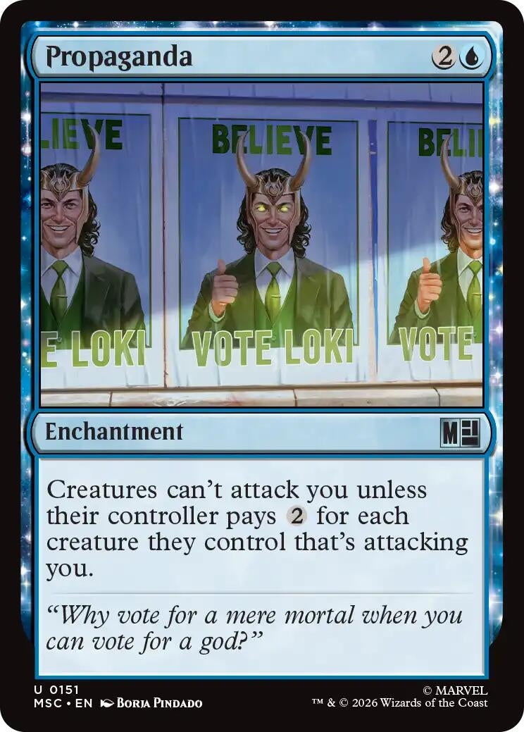 Image for Propaganda (151) (Commander: Marvel Super Heroes) - Magic: The Gathering