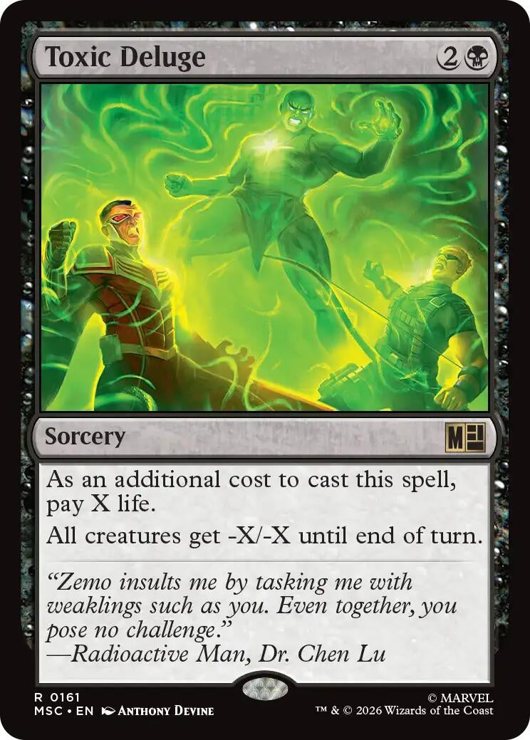 Image for Toxic Deluge (161) (Commander: Marvel Super Heroes) - Magic: The Gathering
