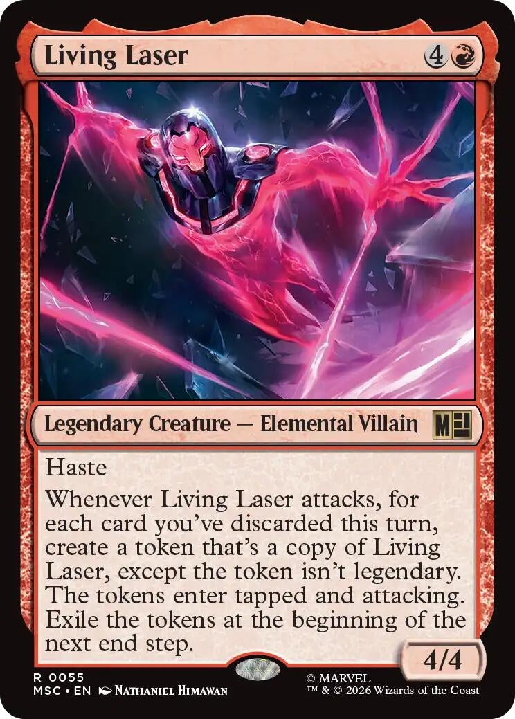 Image for Living Laser (55) (Commander: Marvel Super Heroes) - Magic: The Gathering