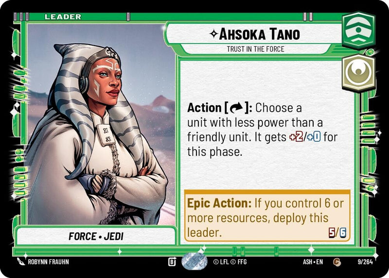 Image for Ahsoka Tano - Trust in the Force (9/264) (Ashes of the Empire) (ASH) - Star Wars: Unlimited