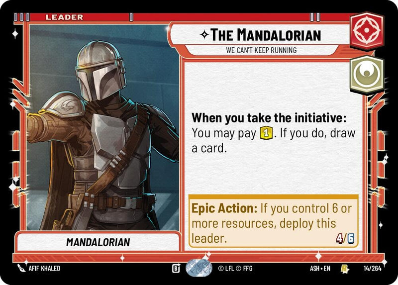 Image for The Mandalorian - We Can't Keep Running (14/264) (Ashes of the Empire) (ASH) - Star Wars: Unlimited