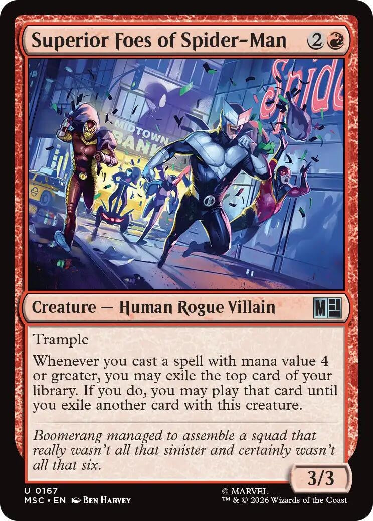 Image for Superior Foes of Spider-Man (167) (Commander: Marvel Super Heroes) - Magic: The Gathering