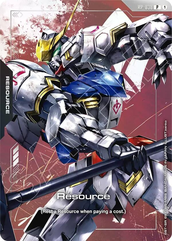Image for Resource (RP-038) (Premium Accessory Set - Mobile Suit Gundam: Iron-Blooded Orphans) (RP-038) (Promotional Resource Tokens) - Gundam Card Game