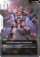 Image for Unforeseen Incident (World Championship Regionals 26-27 Season 1) (ST01-014) (Gundam Promotional Cards) (GCG-PR) - Gundam Card Game