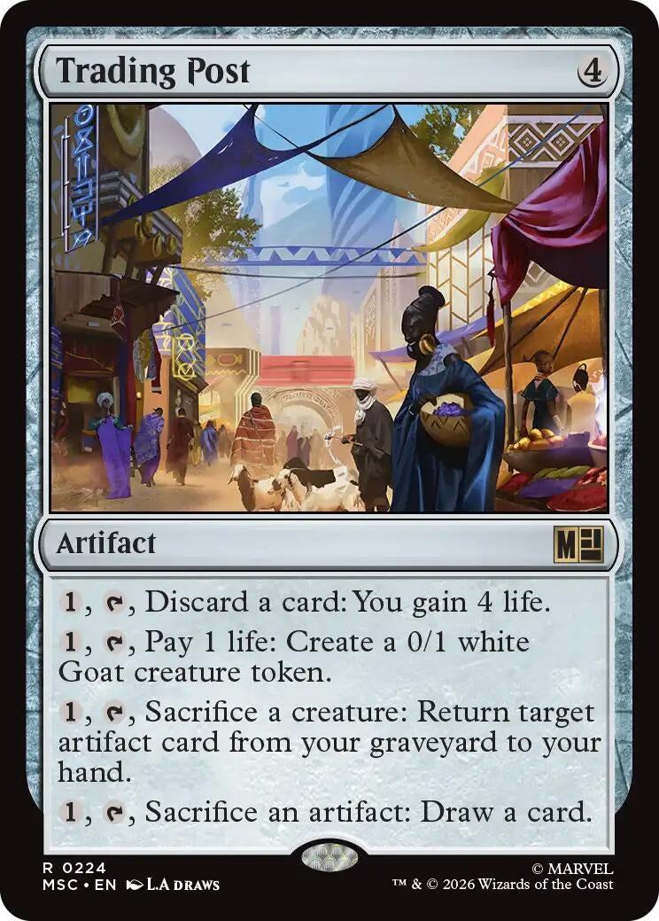 Image for Trading Post (Surge Foil) (224) (Commander: Marvel Super Heroes) - Magic: The Gathering